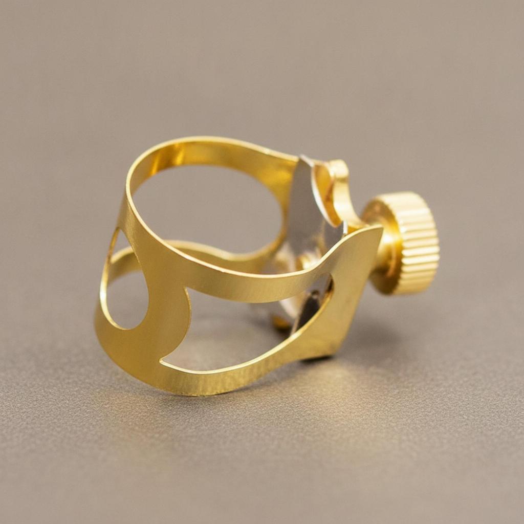 Liguature pour saxophone alto Pince métallique pour saxophone pour saxophonistes, Performance, Répétition,