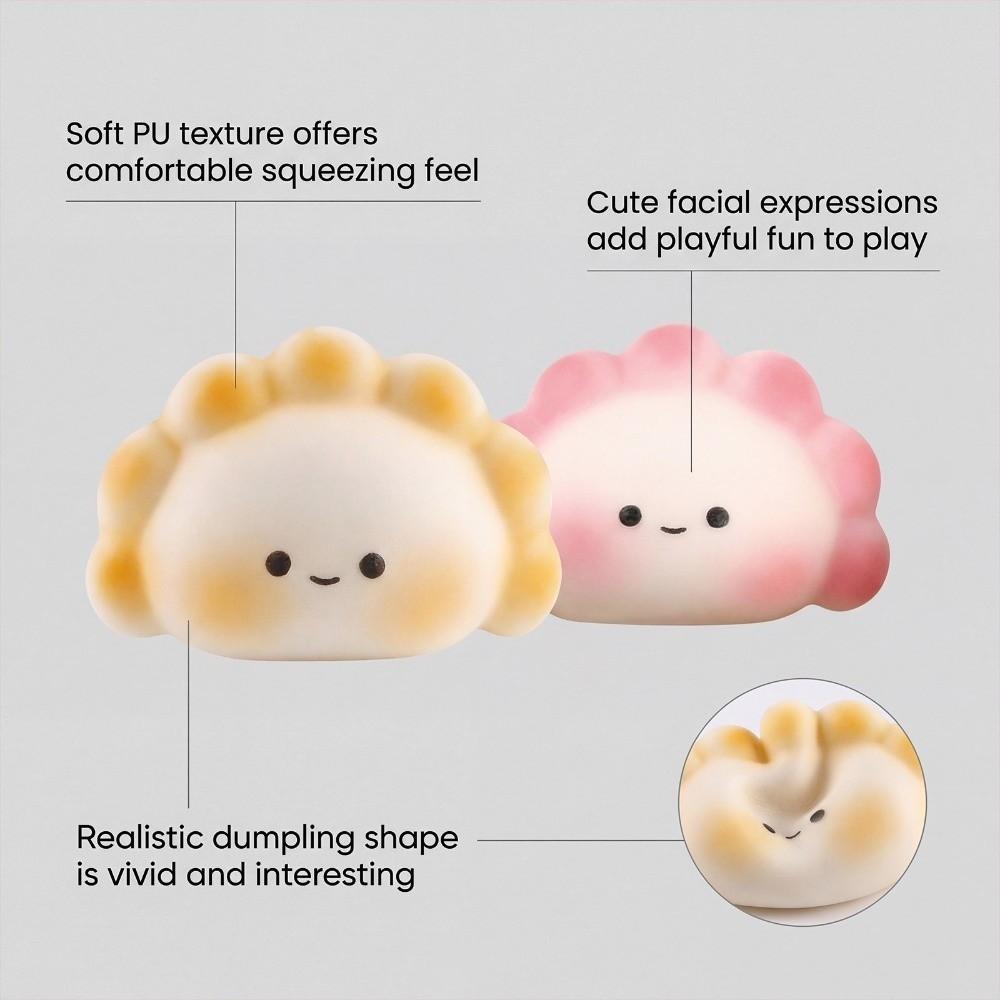 Kawaii Soft Slow Rising Dumpling Slow Rising Gift Sensory Fidget Toy Stress Relief Dumpling Stress-Relieving Toy Adults