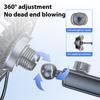Car Suction Fan Rotatable Adjustable Windshield Fan With Strong Suction Low Noise Telescopic Compact 3-Speed Settings Air