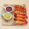 Japanese Tempura Sauce & Fried Shrimp Play Props for Kids' Photography