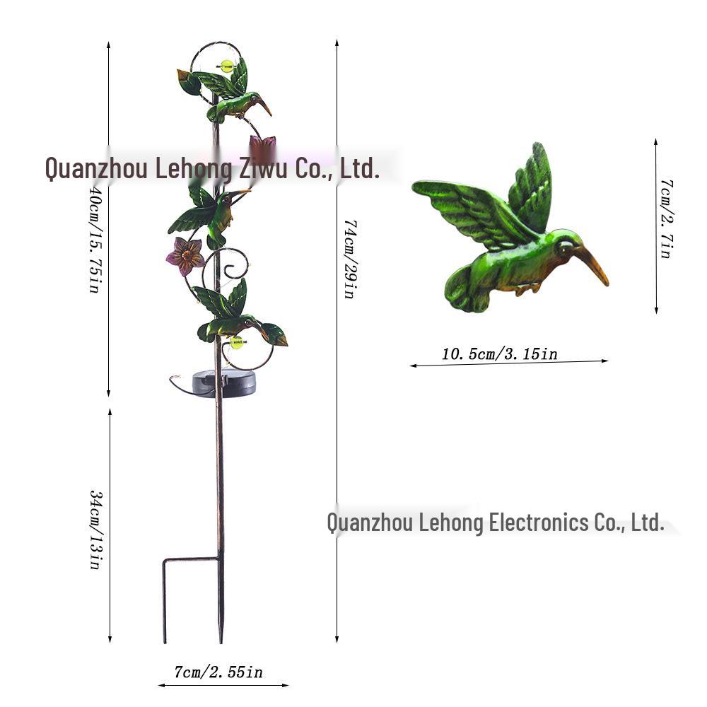 Solar Iron Animal Garden Ornaments