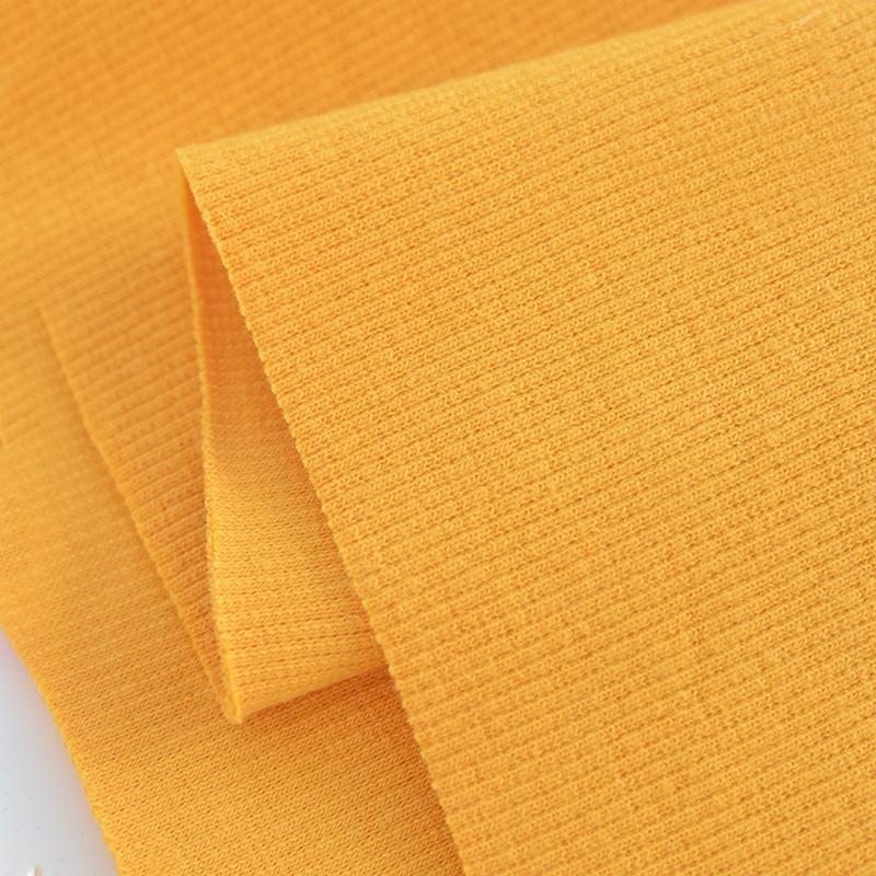 Tecido Canelado Algodão Elastano Tricô Elástico Punho Cós Perna Braços Moletom Parte Inferior Camiseta Tops Acabamento Canelado Jersey Tecido Canelado