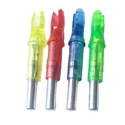 6Pcs Automatic LED Archery Arrows Lighted Nocks 6.2mm Arrow Nock Tail For Hunting Arrow Shaft Accessories High Quality