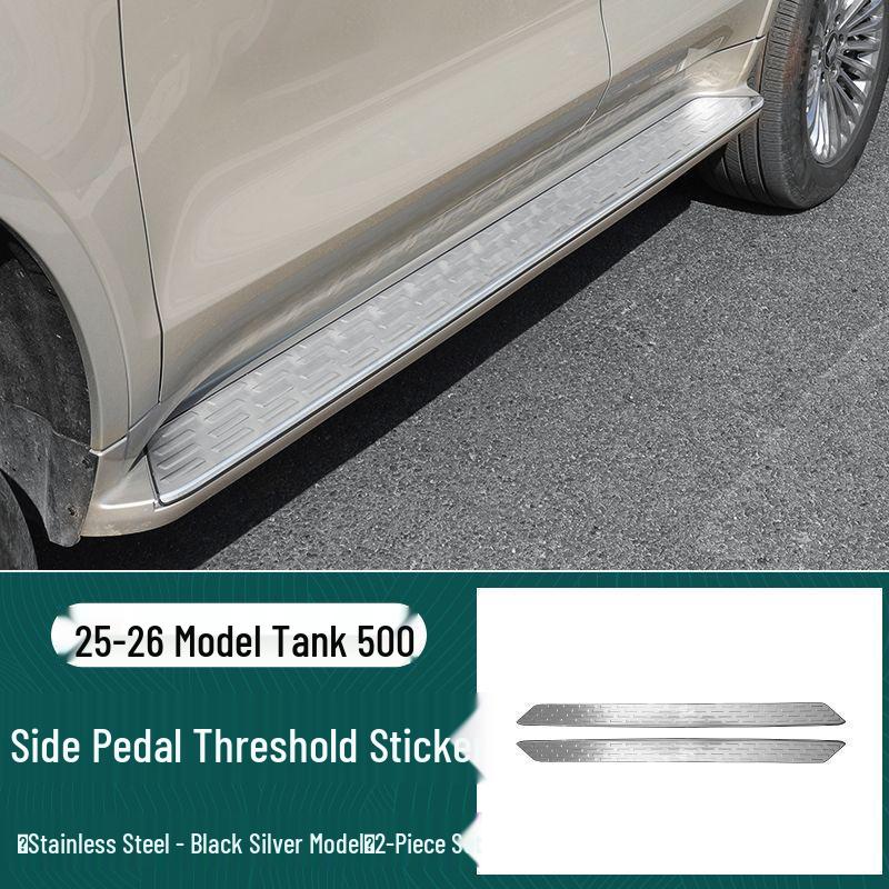 Tank 500 hi4t/Z Electric Foot Pedal Stainless Steel Protective Cover Panel