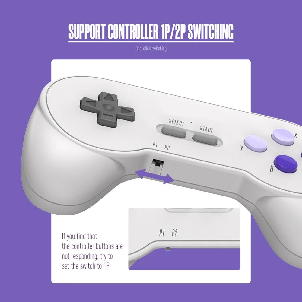 1/2PCS 2.4G Wireless Game Controller for SF2000 3.5” Retro Handheld Game Console Wireless Gamepad Gaming Accessories