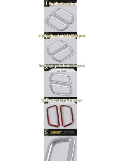 Front Upper Air Outlet Trim for 12-15 CRV Dashboard