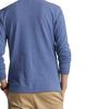 Polo Ralph Lauren FW22 Solid Color Logo Embroidered Mesh Long Sleeve Polo Shirt Men Tops Blue MNPOKNI16822282-420