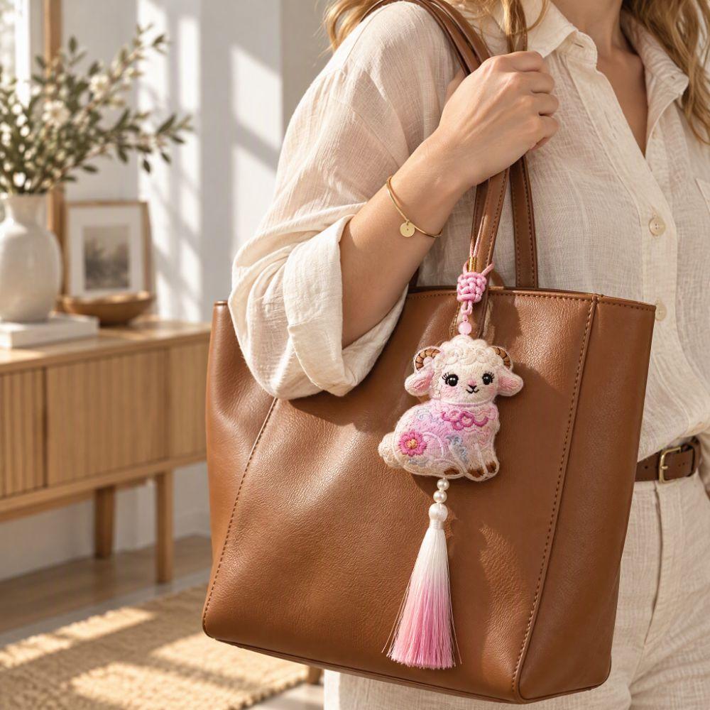 Lamb Ornament Aroma Pouch Chinese Style Zodiac Sheep Charm Hanfu Accessory  Car Hanging