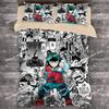 Anime Duvet Cover Pillowcase My Hero A-Academia Bedding Set Boys children Bedroom dormitory Single Double Large Size Gifts