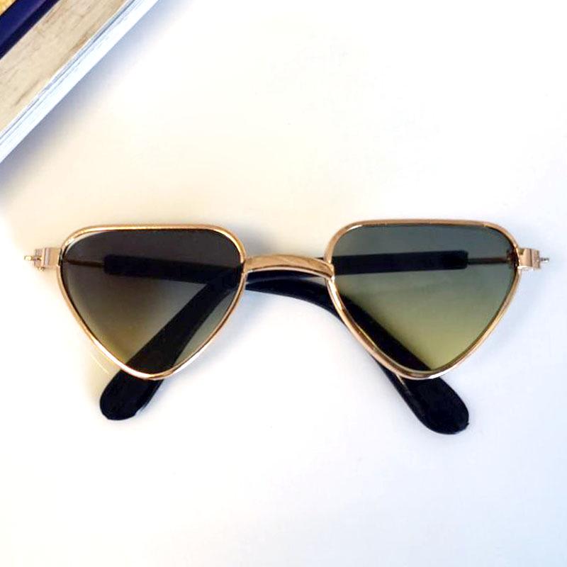 Trendy Cat Sunglasses - UV Protection Cool Metal Accessories for Pets