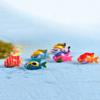 5Pcs/Lot Random Miniature Tropical Fish Fairy Garden Terrarium Figurine DIY Bonsai Craft