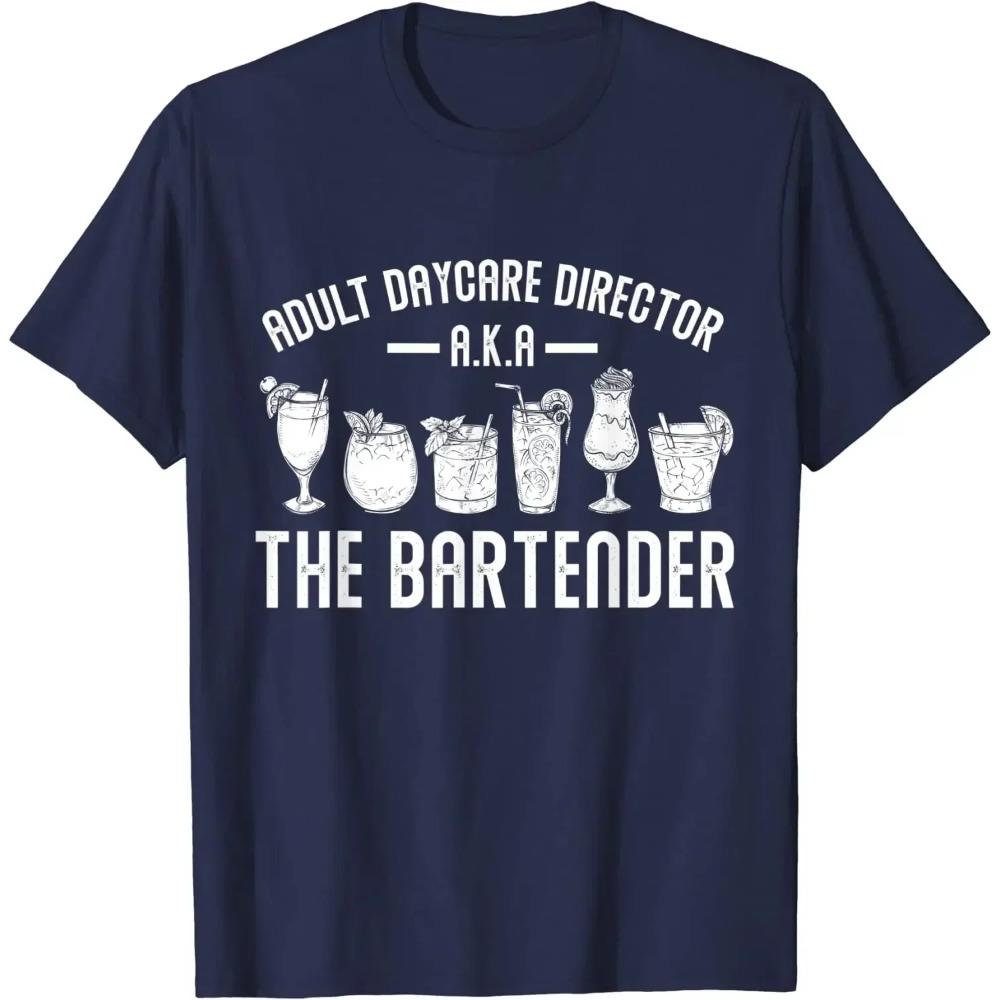 Adult A.K.A. The Bartender Funny Bartender Men Women T-Shirt Oversized T Shirt Streetwear Cotton Daily Casual Four Seasons Tees