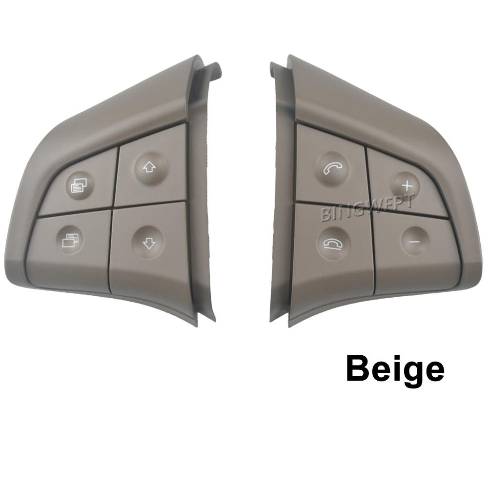For Mercedes Benz Class GL W164 2006-2009 Car Steering Wheel Button switch panel Frame decoration Cover Interior Car Accessories