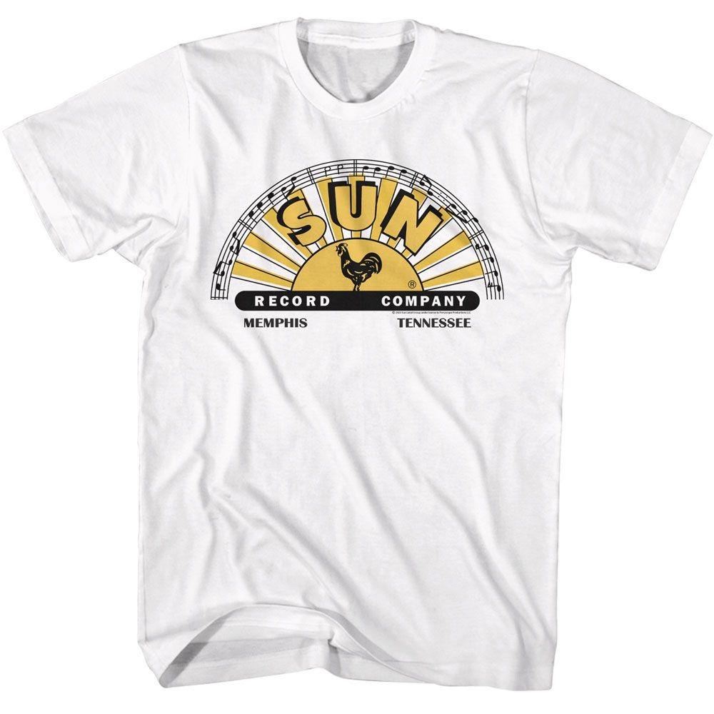 Sun Records Logo With Offset Color Music Shirt