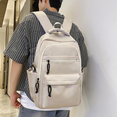 Ryggsekk med stor kapasitet for ungdomsskoleelev Lett skolesekk Reise-ryggsekk