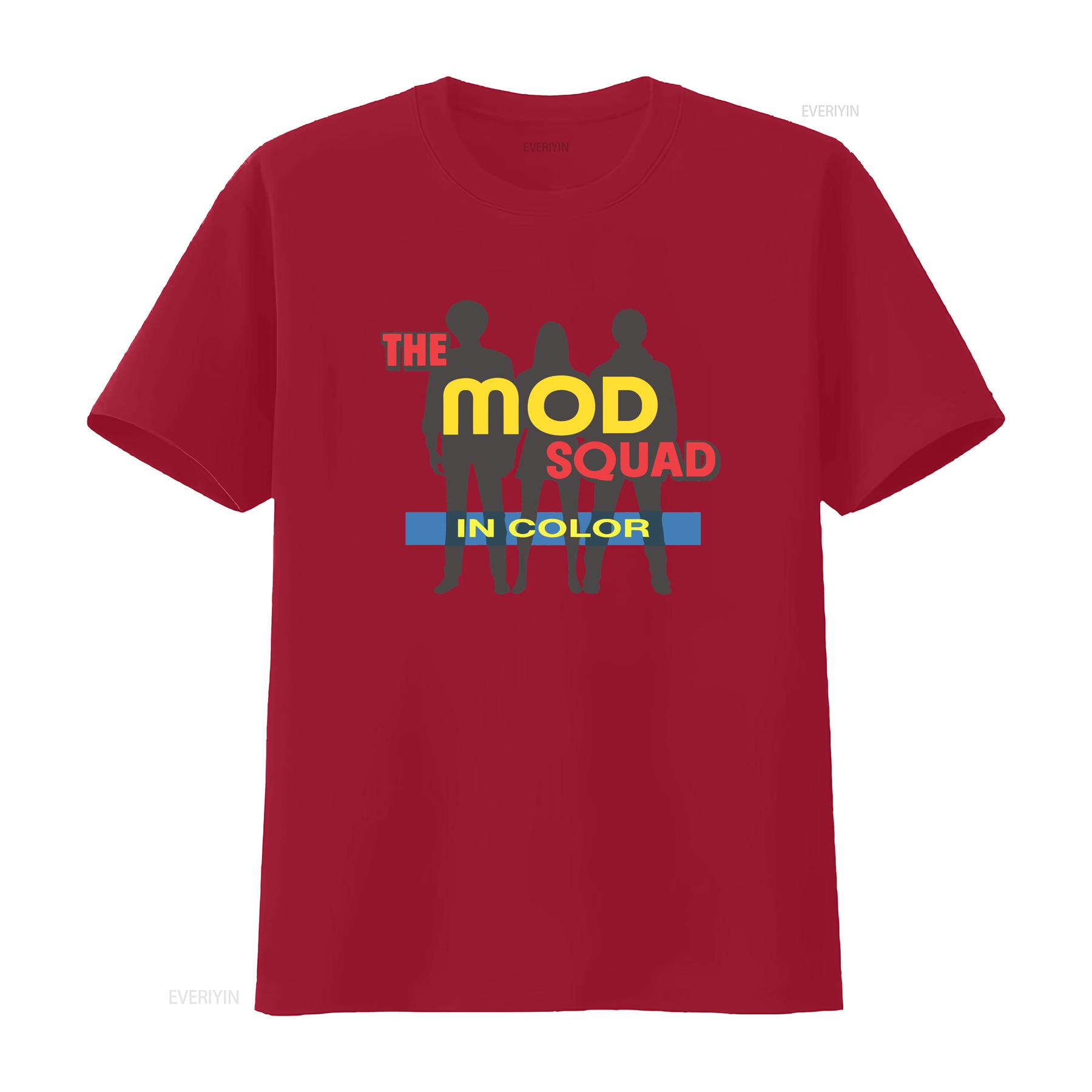 

Retro TV The Mod Squad T shirt tee s for women Oversized men Classic 70s Vintage Style vintage Washed Slightly Versatile homme S