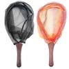Folding Fishing Landing Net Wooden Handle Fly Fishing Net Catch and Release Net for Trout Bass Pike Fishing Tools