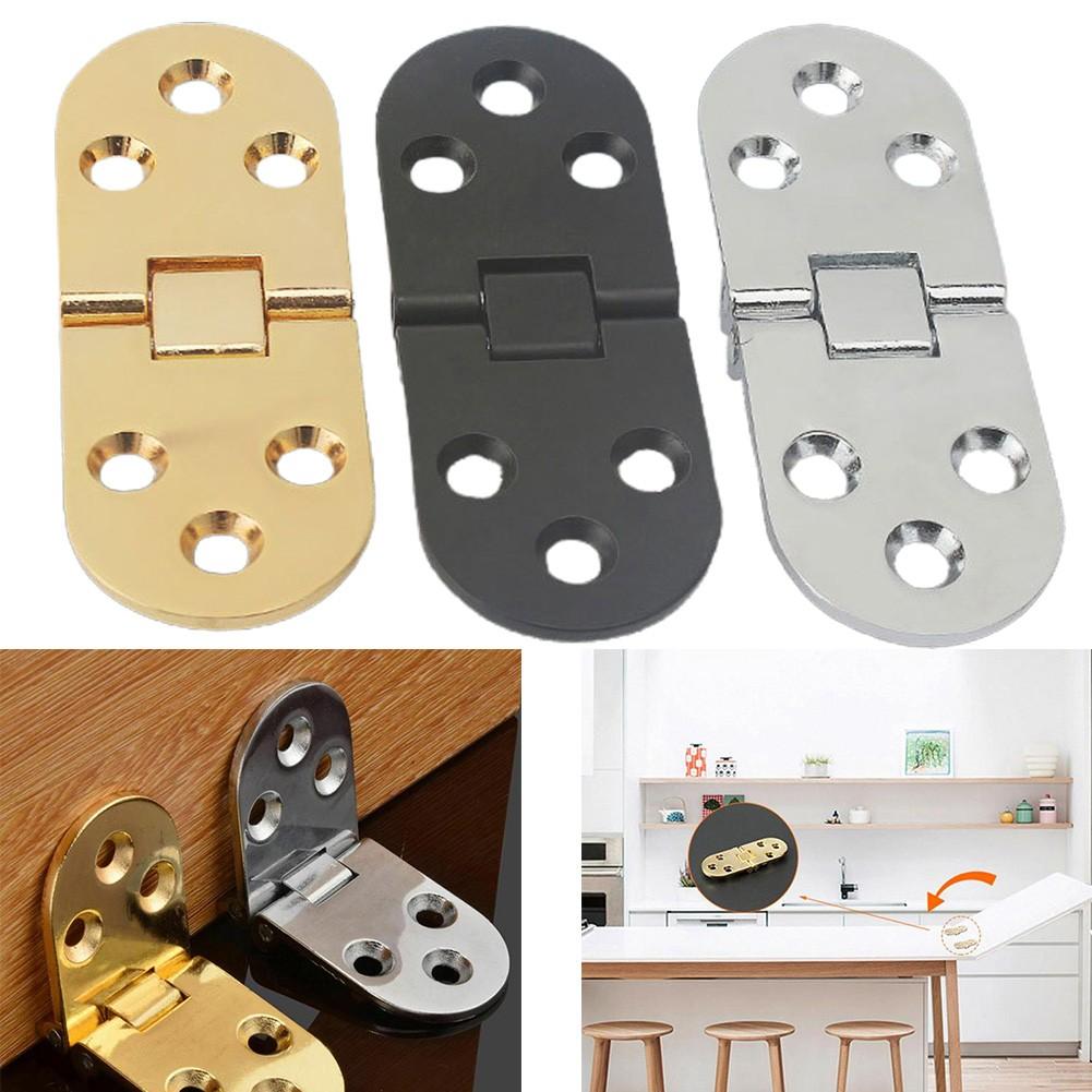 Thickened Zinc Alloy Flap Hinge 180° Furniture Countertop Folding Flap Hinge