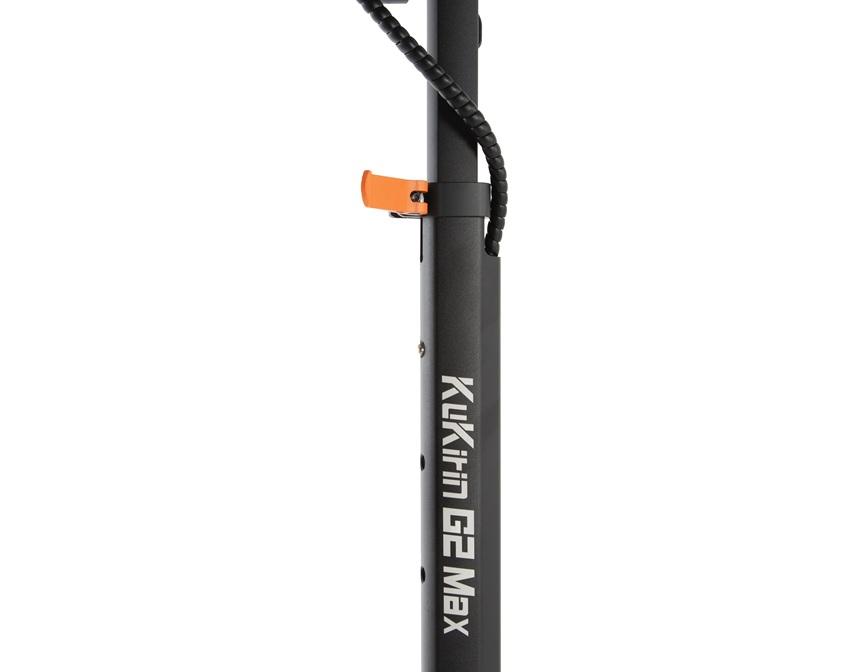 Trotinetă electrică pliabilă Kukirin G2 MAX 1000W cu baterie de 48V 20,8Ah, roți de 10 inch, viteză maximă de 55 km/h și autonomie de 80 km.