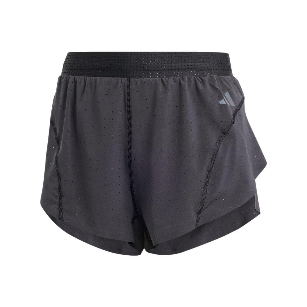 (WMNS) adidas Adizero Running Split Shorts Asia Sizing Black Women s IK9708 L