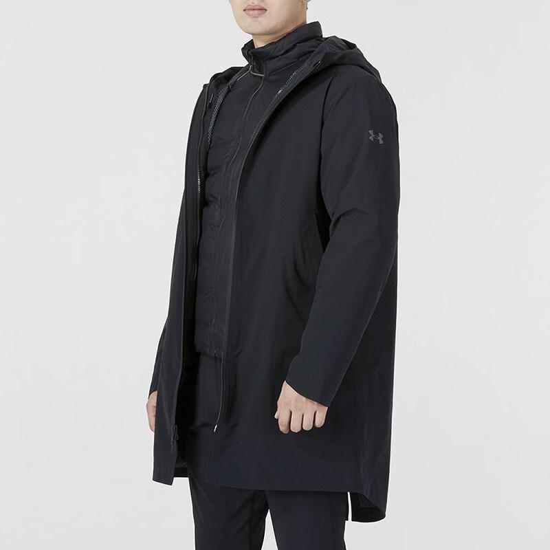 Under Armour Мужская зимняя пуховая куртка с капюшоном 1364891-001 L