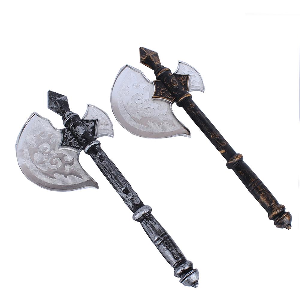 Plastic Simulation Axe Halloween Props Fake Ax Party Decoration Performance Accessories
