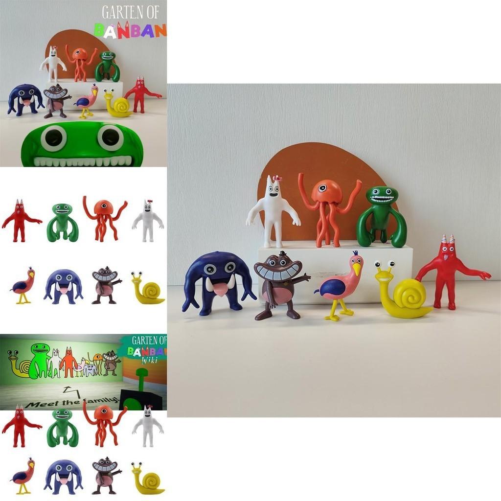 Rainbow Monster Banban Pvc Figurines Garden Themed Cartoon Collectibles