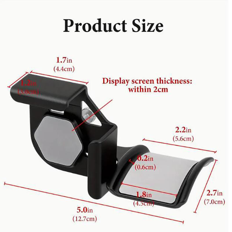 1 Pc Headset Hanger Mount for Monitor Under Desk Adhesive Headphone Holder Stand Gaming Headset Stand with Strong Sticker