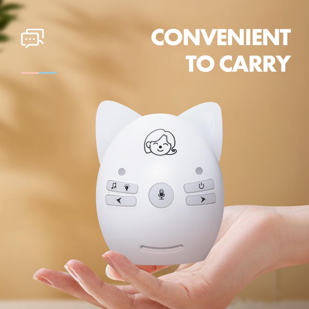 V30 Wireless Two-Way Baby Monitor with Sound Alerts and Battery Power
