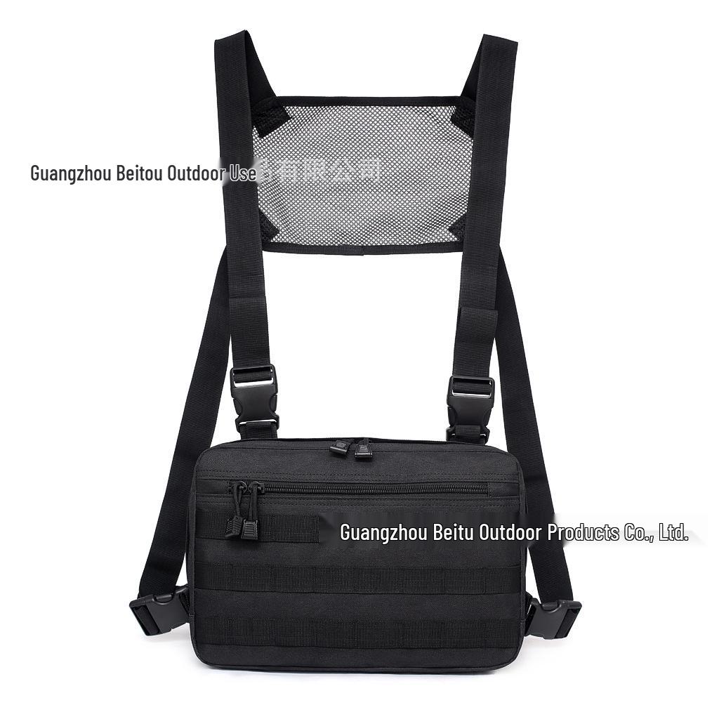 Tactical Chest Bag: Multifunctional, Large Capacity Vest & Waist Bag for Outdoor Sports