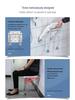 Aluminum Alloy Safety Shower Chair: Foldable Bathing Stool for Elderly & Disabled