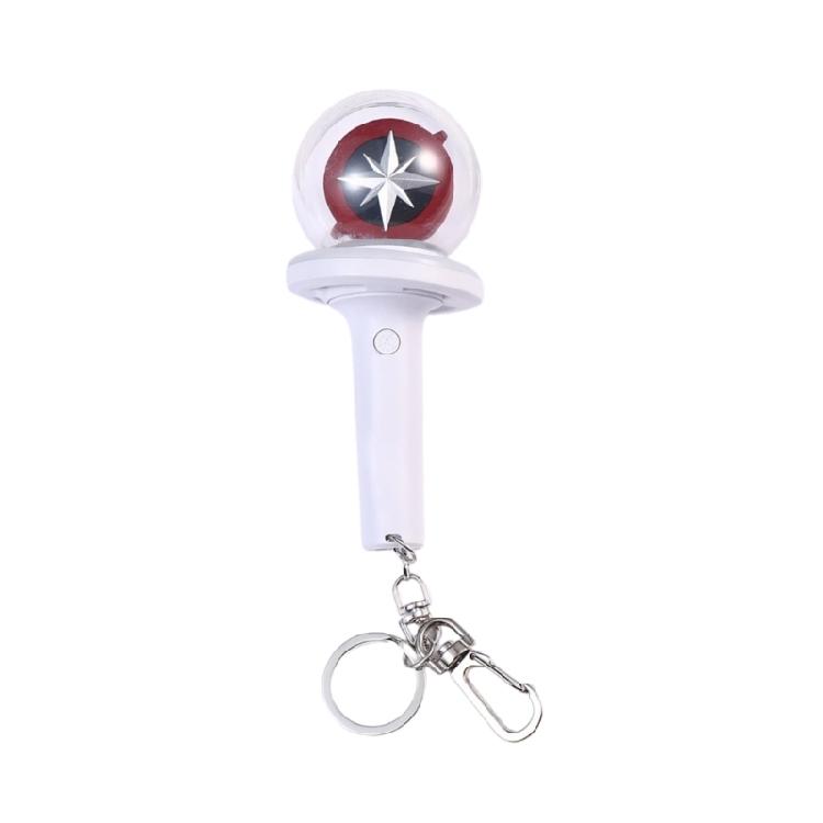 Handy LED Light Keychain For Fans And Event Goers Compact Designs With Multiple Color Options And Easy Battery Access