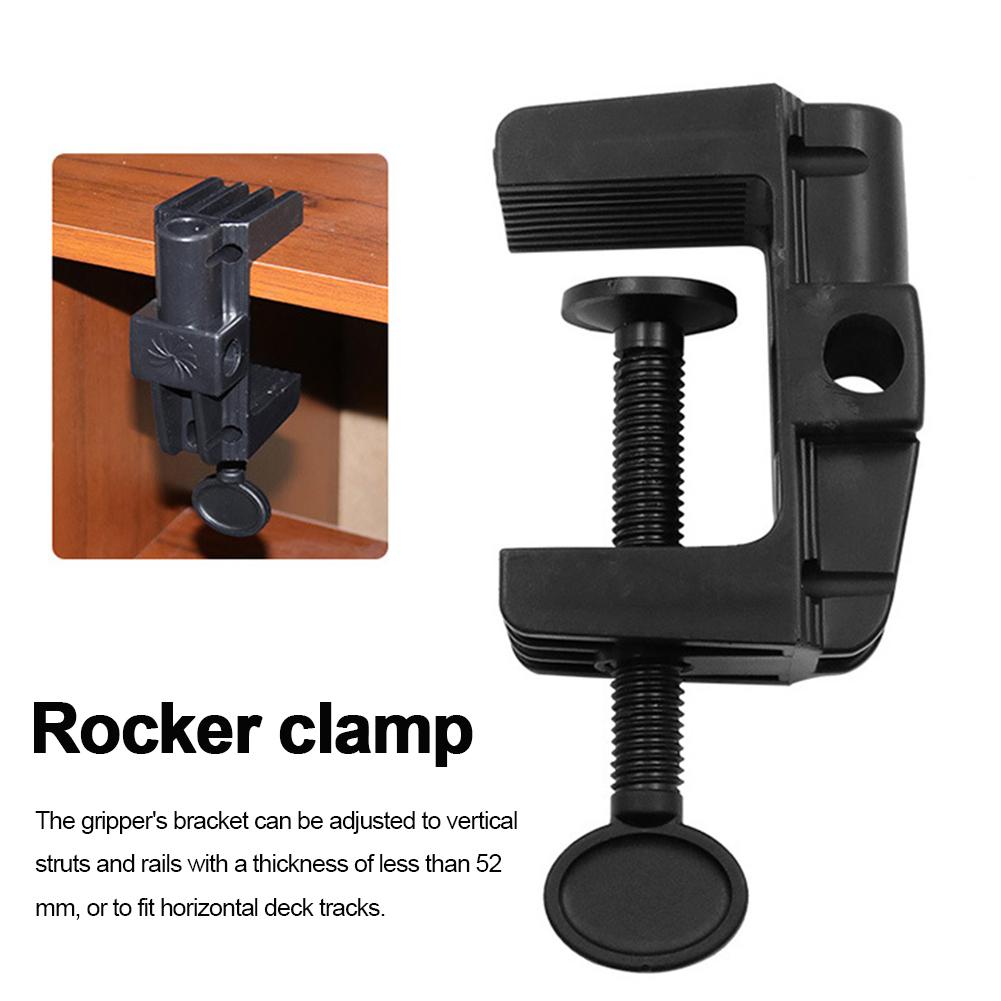 1-10pcs Desk Lamp Mount Holder Cantilever Bracket Clamp Hardware Plastic Stand with Non-slip C-Shape Fixed Clip for Table Light
