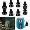 8Pcs Rubber Feet for Slow Cookers Replaceable Slow Cooker Legs Pot ert Accessories Prevent Scratches Marks and Damages Rubber Push-in Bumper, Black