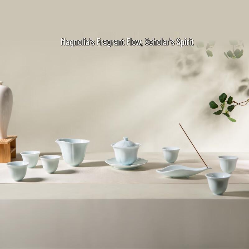 

Forbidden City Magnolia Ceramic Tea Set