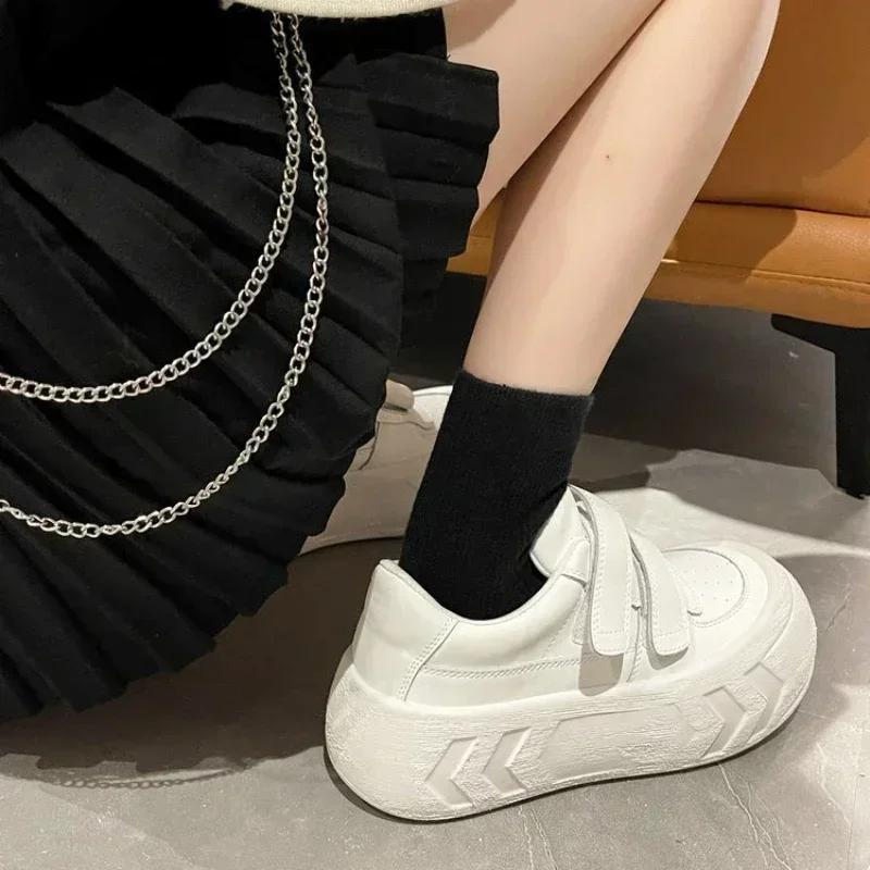 Soft Shock-absorbing Small White Shoes Women's Korean Version Fashion Versatile Flat Shoes Female Sports Leisure Shoes