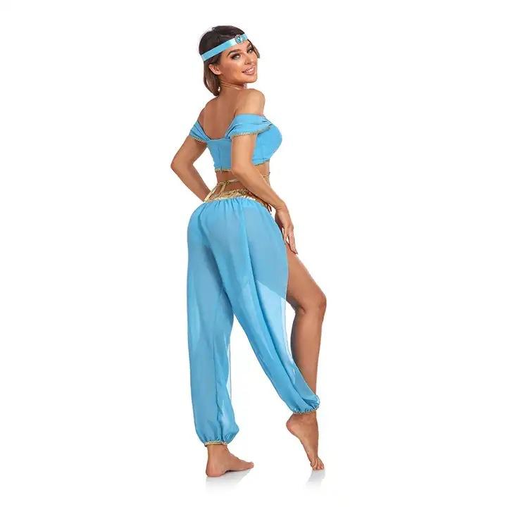 CosplayM-XL sexy search banner jasmine princess dress COS costume, holiday party costume themed Halloween costume