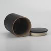 Black Ceramic Tea Can Sealed Candy Nut Box Creative Jewelry Cotton Swab Box Portable Kung Fu Tea Set Retro Kitchen Container New