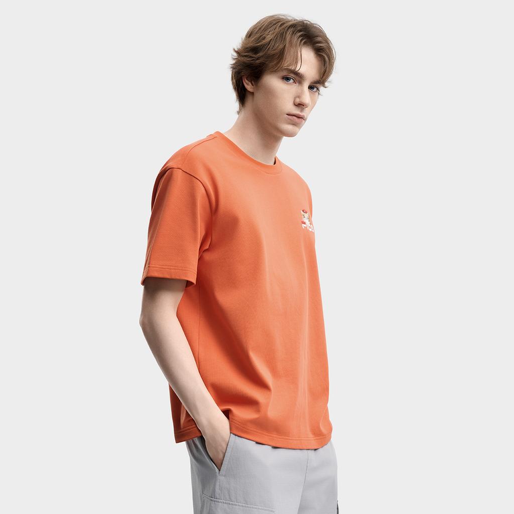 Fila ORIGINALE T Shirt Unisex Ancient Rusty Orange F51U629101FOR