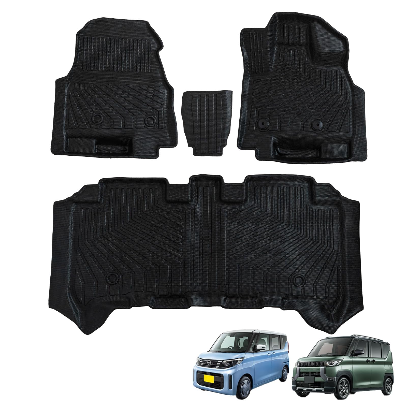 

Mechanic Craft Works ROOX Delica Mini Напольные Идеальные 3D Первый и Второй Ряд Салон CRAFT WORKS B48A [Под наблюдением Автомобильного Производителя] Коврики, Водонепроницаемые, Моющиеся,