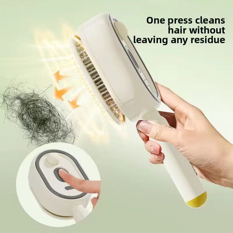 Electric Spray Air Cushion Massage Comb, 3-in-1 Electric Mist Spray Hair Brush