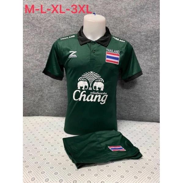 THAILAND Football Soccer Polo Vintage Shirt National Flag Badge Logo Unisex Men Women Training JERSEY Print Quick Dry Short Sleeve Uniform Elephant