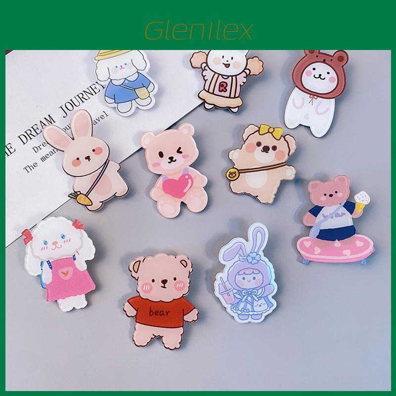 Delightful Cartoon Animal Brooches For Backpacks Jeans And T-shirt Decor