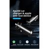 Universal GPS Tracker Car OBD Charger Cigarette Lighter USB Type-C for Auto Iphone Ipad GPS Locator Find My Apple Official App
