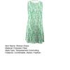 Women's Summer A Line Dress Casual Sleeveless Boho Swing Dress Floral Beach Sundress