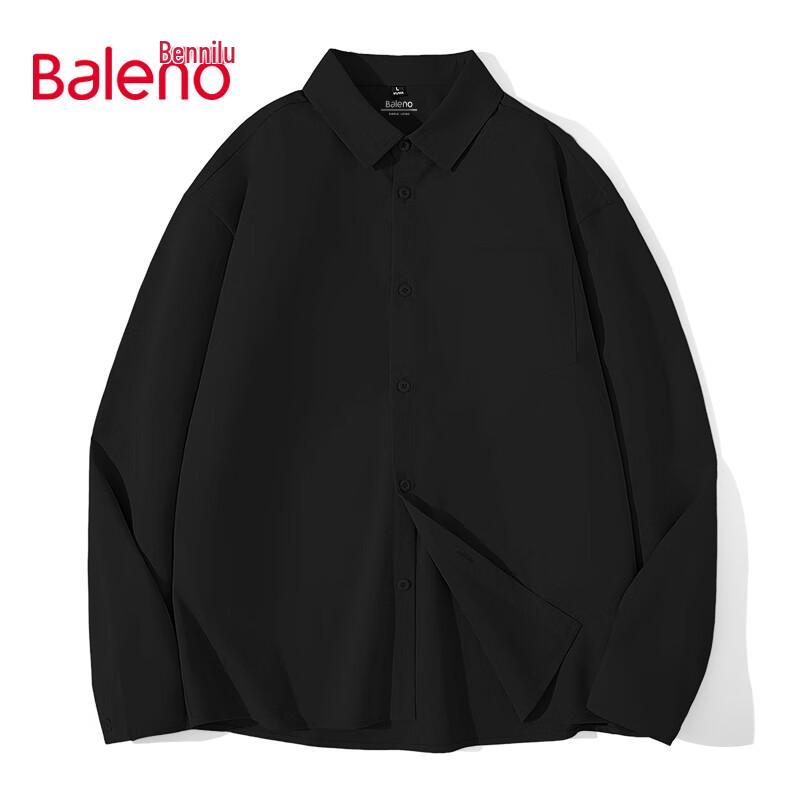 Baleno Men s Washed Long Sleeve Button-Up Shirt XL