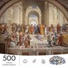 500pcs/Puzzle Game - Enhancing Endurance And Logical Thinking - Exquisite Puzzle - (Academics of Athens Gathering at The Staircase of Debate Hall with