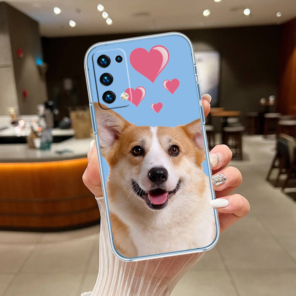 Cute Corgi dog Case for Motorola G10 G20 G04 E30 E40 E22 E20 E13 E15 G22 G23 G05 G75 G35 G55 E22S E7 G6 G7 G8 G9 Plus Power Play