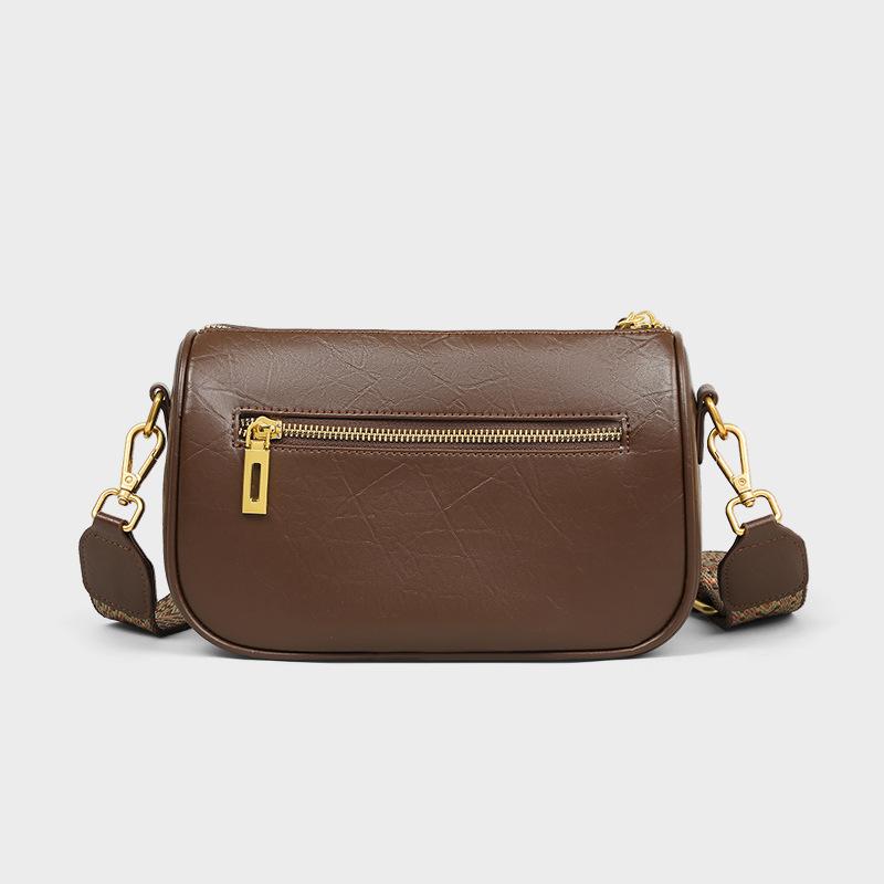 New Crossbody Bag Genuine Leather Commuting Bag High-end Single-shoulder Pillow Bag