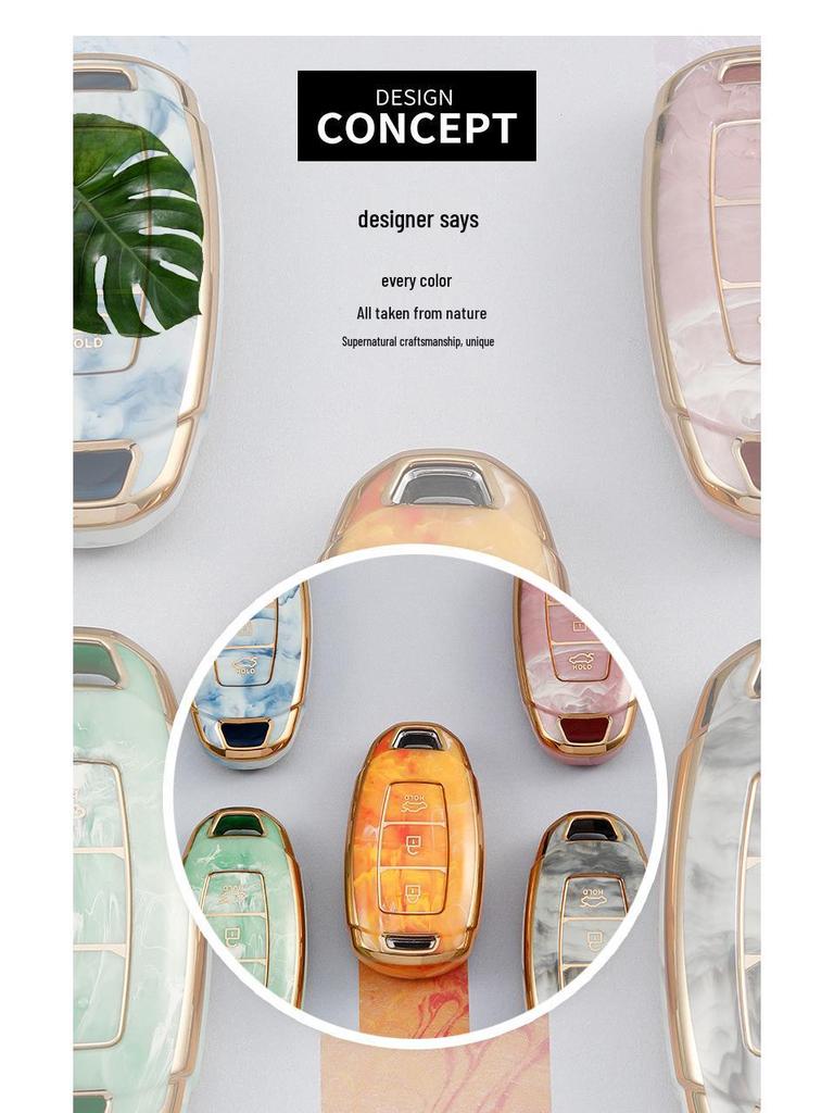 Modern TPU Car Key Cover for Festa, Sonata, Elantra, Ix25, Ix35